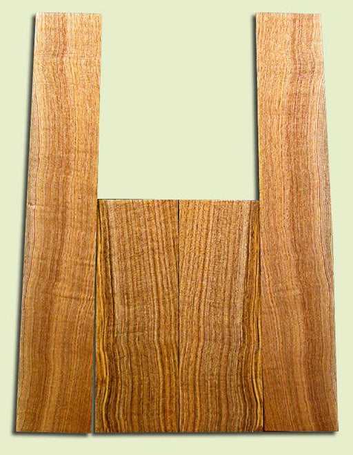 Curly Butternut Concert Ukulele Back and Side Set