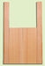 Douglas Fir, Mandolin Flat Top Back & Side Set, Fine Grain