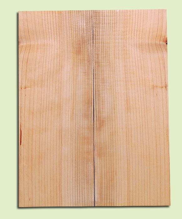 Port Orford Cedar, Mandolin Flat Top Soundboard, Wide to Medium Grain