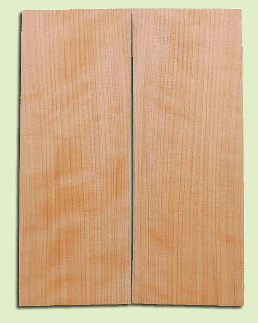 Port Orford Cedar, Mandolin Flat Top Soundboard, Wide to Medium Grain Light Curl