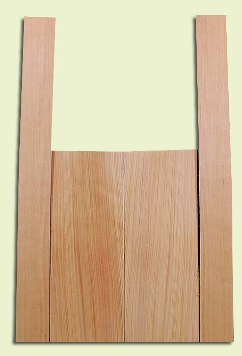 Port Orford Cedar, Mandolin Flat Top Back & Side Set, Medium Grain with Amazing Stiffness