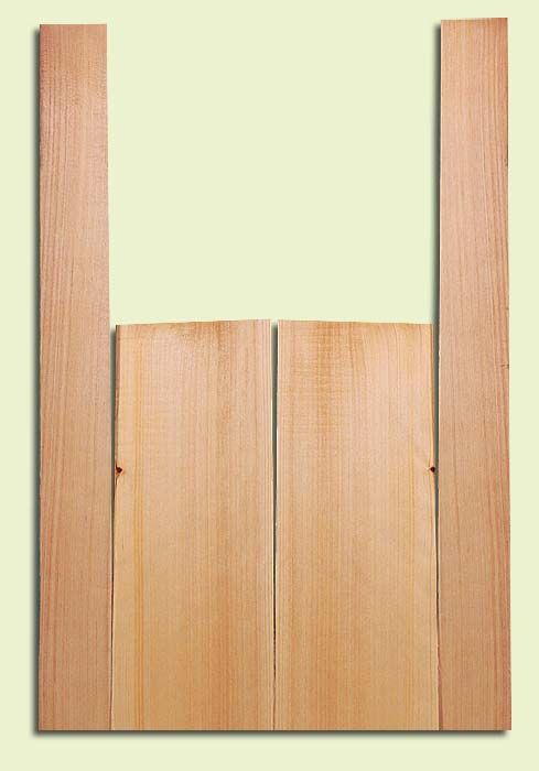 Port Orford Cedar, Mandolin Flat Top Back & Side Set, Medium to Fine Grain with Amazing Stiffness