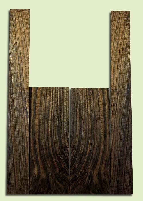 Claro Walnut, Mandolin Flattop Back & Side Set, Air Dried Quarter Sawn