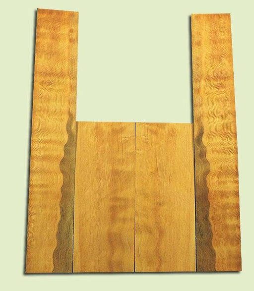 Wavy Douglas Fir, Acoustic Guitar Back & Side Set for Dreadnought, Salvaged Old Growth