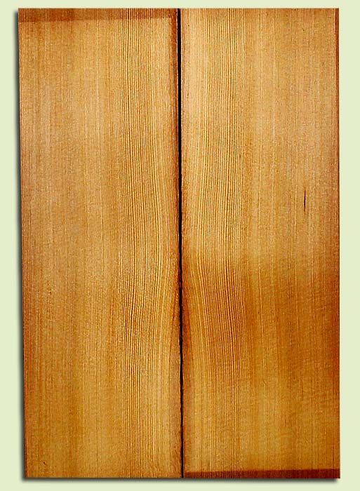 Western Redcedar, Soprano Ukulele Soundboard, Med. to Fine Grain