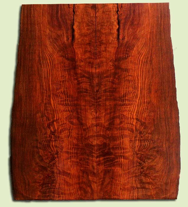 Curly Redwood, Solid Body Guitar Drop Top Set, Med. to Fine Grain Salvaged Old Growth