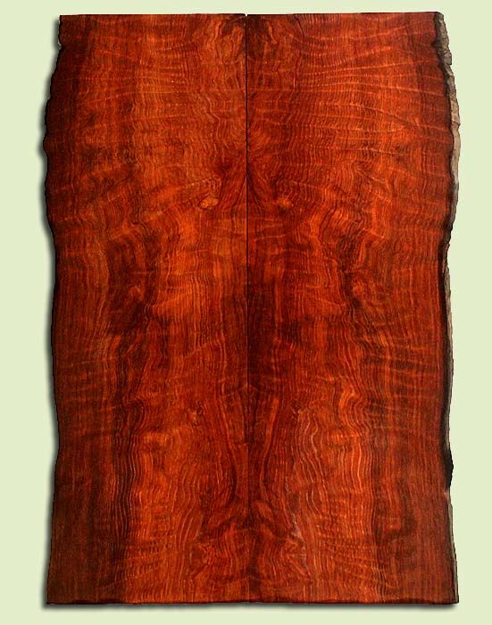 Curly Redwood, Solid Body Guitar or Bass Drop Top Set, Med. to Fine Grain Salvaged Old Growth