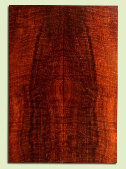 Curly Redwood, Solid Body Guitar or Bass Drop Top Set, Med. to Fine Grain Salvaged Old Growth