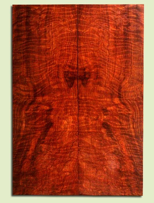 Curly Redwood, Solid Body Guitar or Bass Drop Top Set, Med. to Fine Grain Salvaged Old Growth