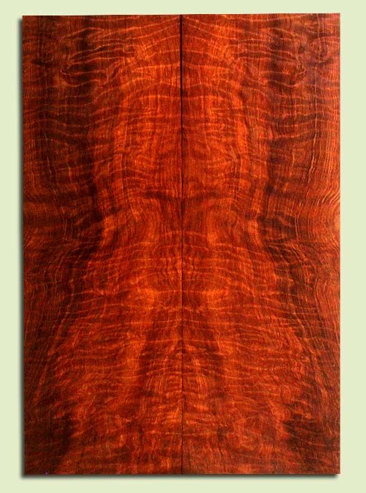 Curly Redwood, Solid Body Guitar or Bass Drop Top Set, Med. to Fine Grain Salvaged Old Growth