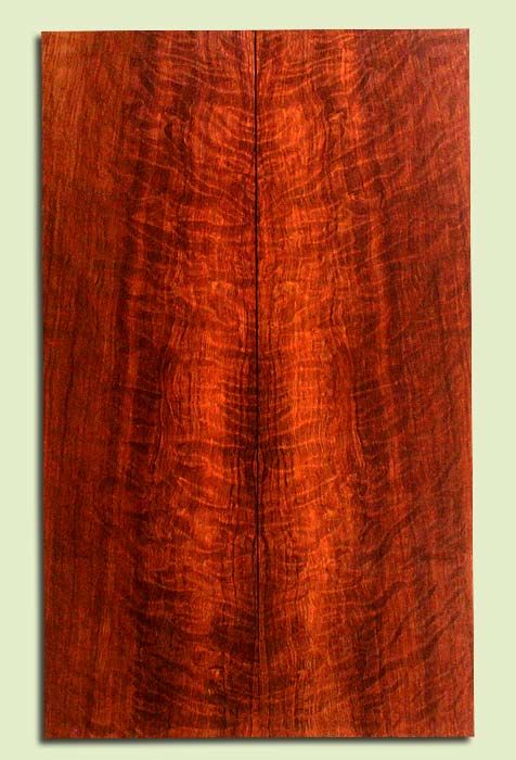 Curly Redwood, Solid Body Guitar or Bass Drop Top Set, Med. to Fine Grain Salvaged Old Growth