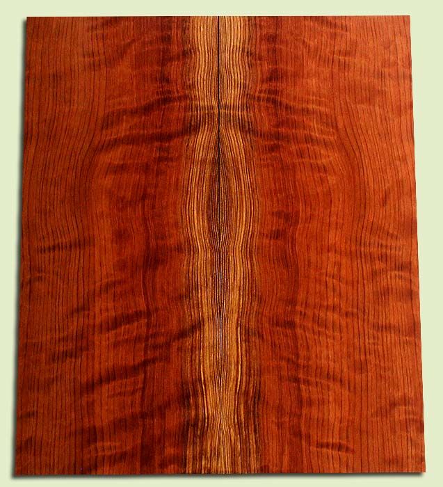 Curly Redwood, Solid Body Guitar or Bass Drop Top Set, Med. to Fine Grain Salvaged Old Growth