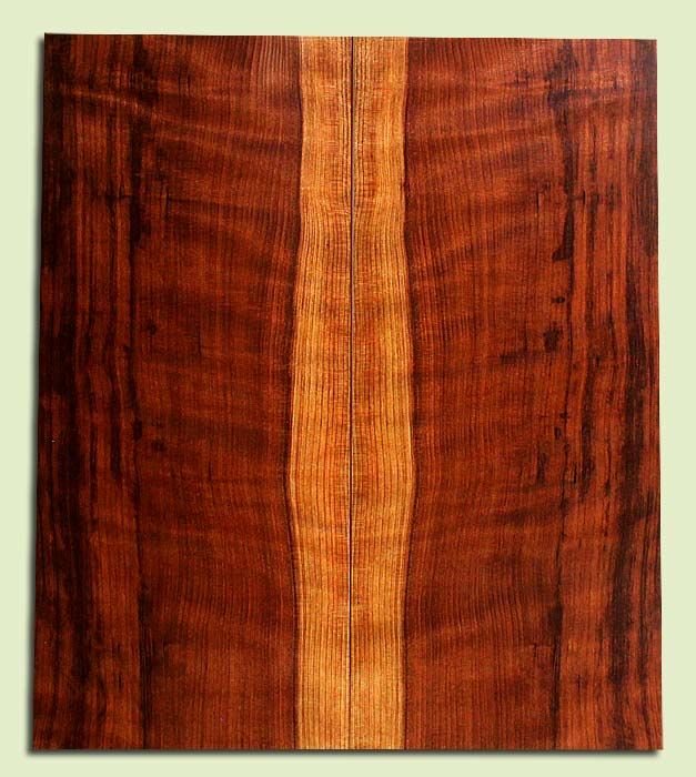 Curly Redwood, Solid Body Guitar or Bass Drop Top Set, Med. to Fine Grain Salvaged Old Growth