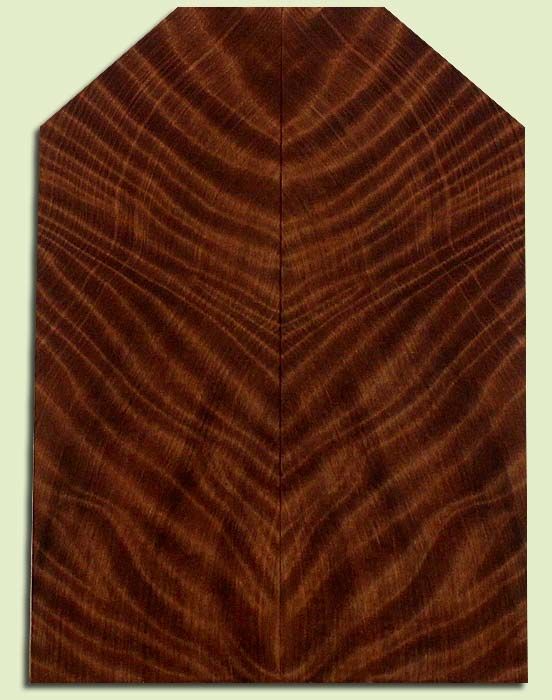 RWUSB43492 - Redwood, Baritone or Tenor Ukulele Soundboard, Med. to Fine Grain Salvaged Old Growth, Excellent Color & Curl, Great Ukulele Wood, 2 panels each 0.17" x 2 to 5.25" X 14.625", S2S