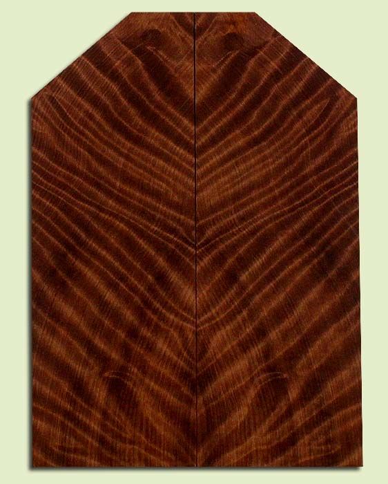 RWUSB43495 - Redwood, Baritone or Tenor Ukulele Soundboard, Med. to Fine Grain Salvaged Old Growth, Excellent Color & Curl, Great Ukulele Wood, 2 panels each 0.17" x 2 to 5.25" X 14.625", S2S